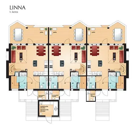 沃卡蒂阿特里城堡公寓